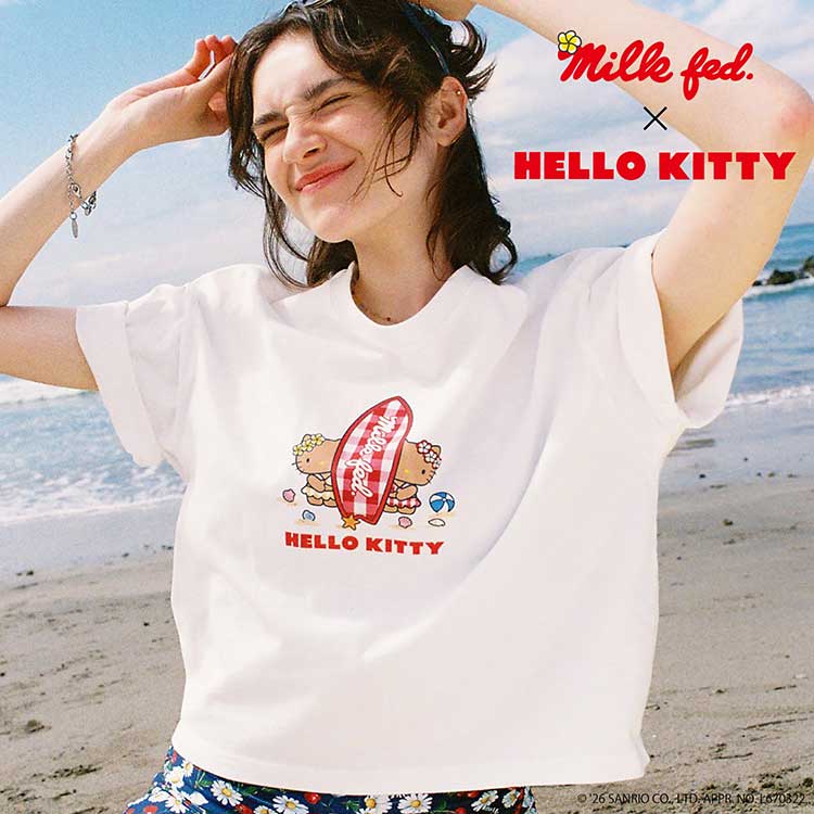 MILKFED.�i�~���N�t�F�h�j�̃V���b�v�j���[�X�u�_MILKFED.×HELLO KITTY�^�X�y�V�����R���{�����N��������v