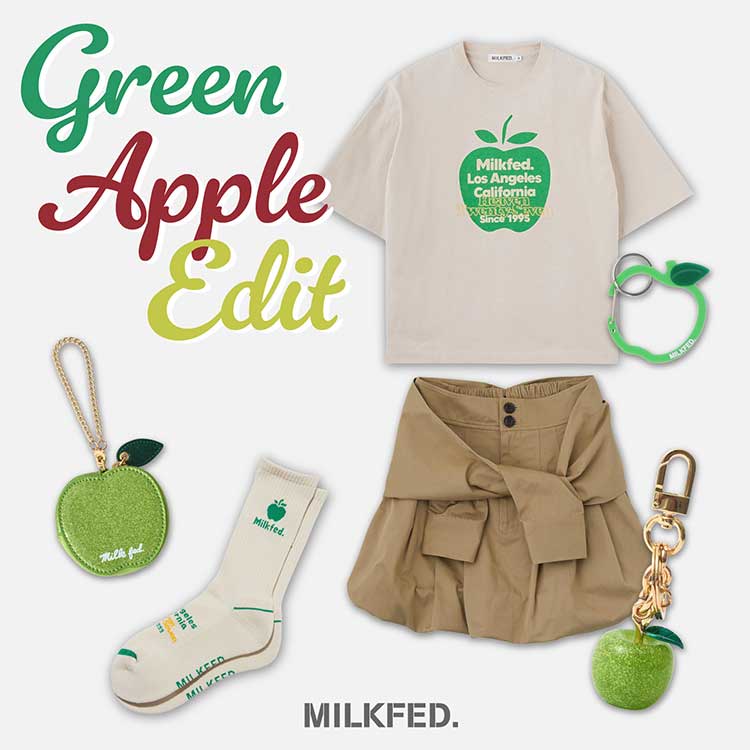 MILKFED.�i�~���N�t�F�h�j�̃V���b�v�j���[�X�u���b��́I�uGREEN APPLE PICKUP�I�v�v