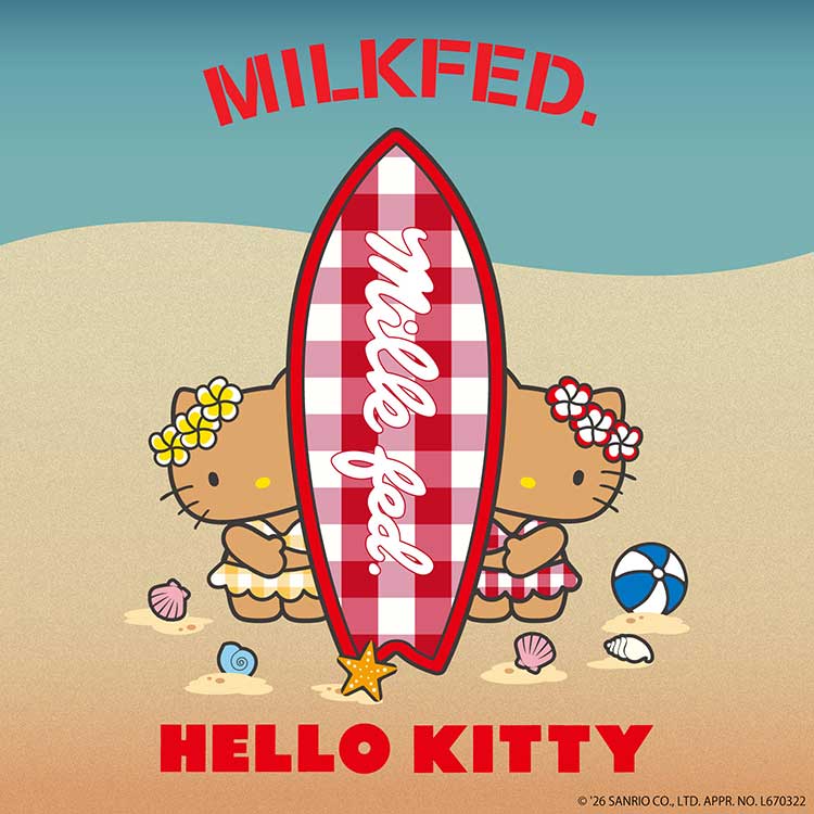 MILKFED.�i�~���N�t�F�h�j�̃V���b�v�j���[�X�u�_MILKFED.×HELLO KITTY�^�X�y�V�����R���{�����N��������v