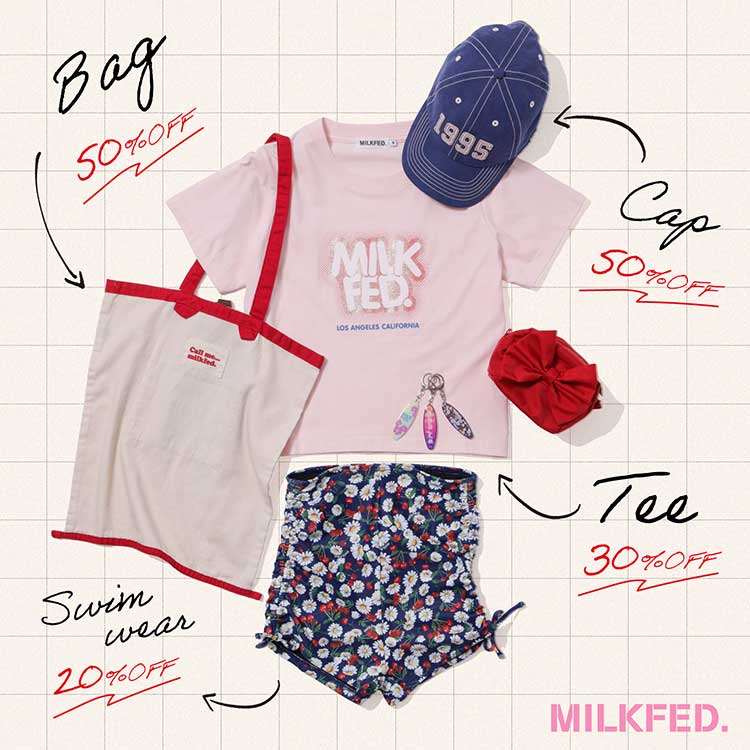 MILKFED.�i�~���N�t�F�h�j�̃V���b�v�j���[�X�u�_SALE BEST SELLING���^�v