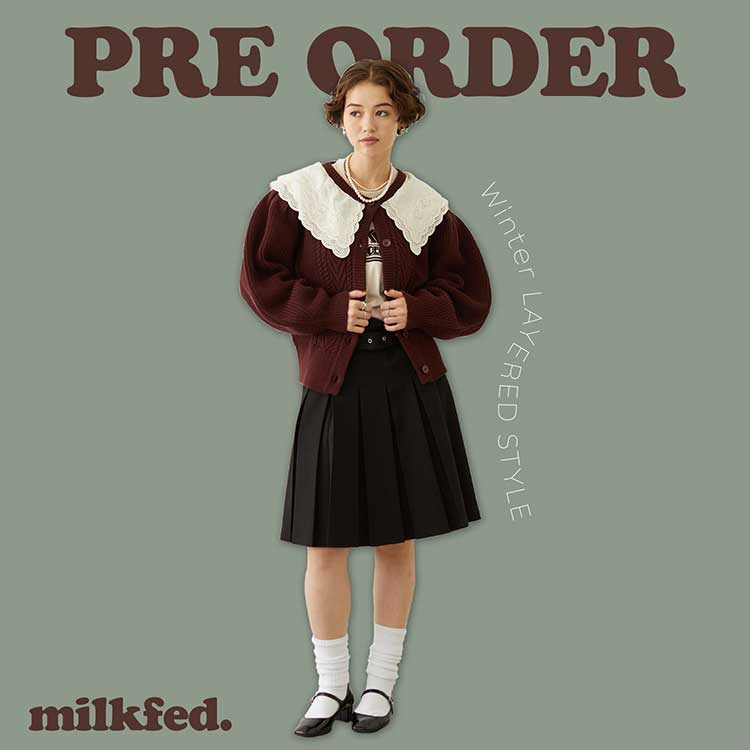 MILKFED.�i�~���N�t�F�h�j�̃V���b�v�j���[�X�u�_MILKFED.WINTER PRE ORDER�^�v