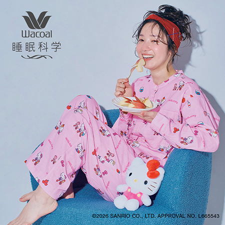 Wacoal�i���R�[���j�̃V���b�v�j���[�X�u�y���R�[��/�����Ȋw×�T�����I�L�����N�^�[�Y�z�̃R���{�f�U�C���p�W���}�v