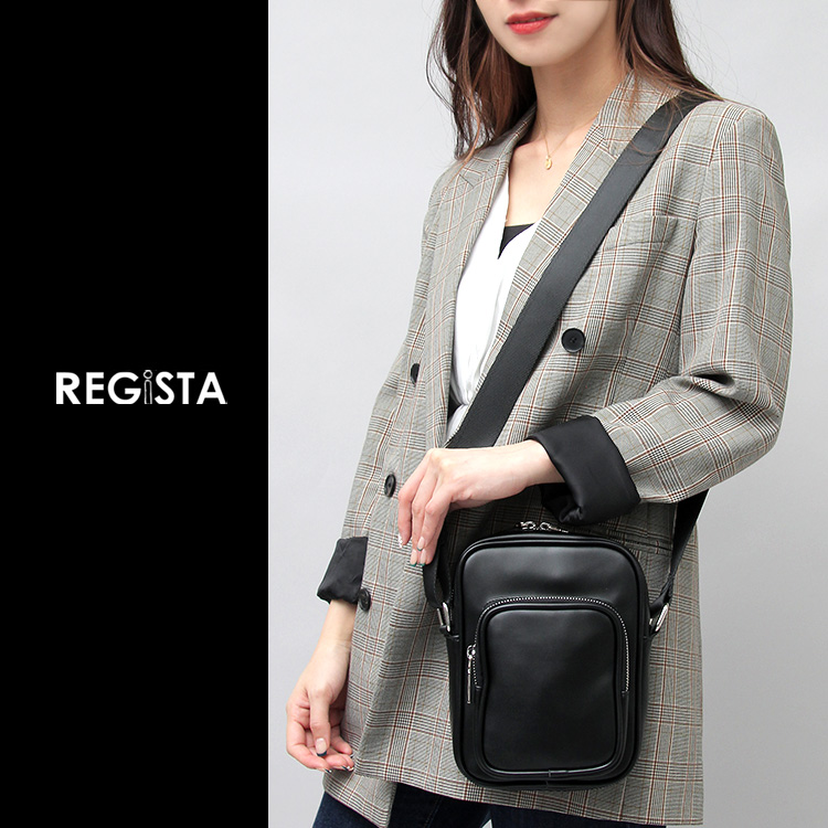 REGiSTA / レジスタ / フェイクレザー 2WAY 巾着バッグ / PUレザー / ミニショルダーバッグ / サコッシュ（ショルダーバッグ）｜ REGiSTA（レジスタ）のファッション通販 - ZOZOTOWN