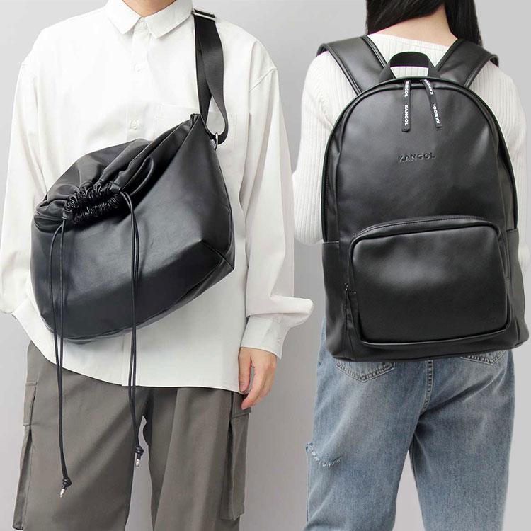 極美品 カンポマッジ レザー リュック ダブルポケット 黒 ゴールド金具 極美品カンポマッジレザーリュックダブルポケット黒ゴールド金具