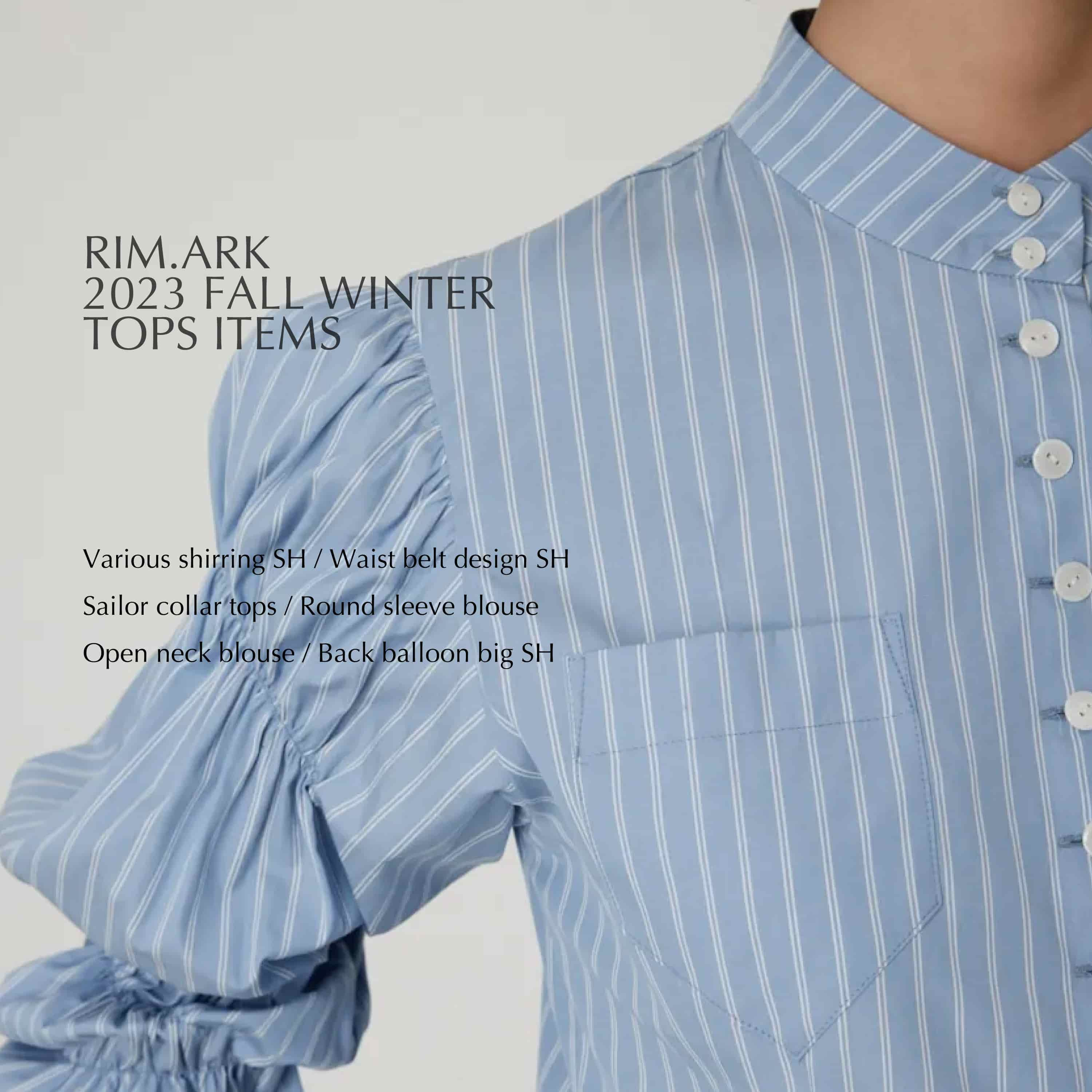 RIM.ARK｜リムアークのトピックス「【RIM.ARK】2023 FALL WINTER TOPS