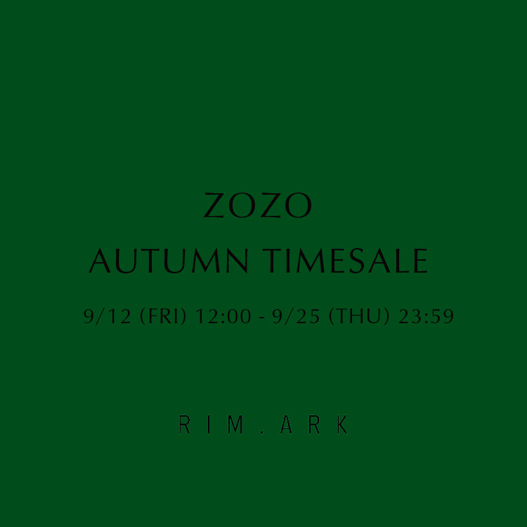 RIM.ARKiA[Nj̃Vbvj[XuyRIM.ARKzZOZO AUTUMN TIMESALEv