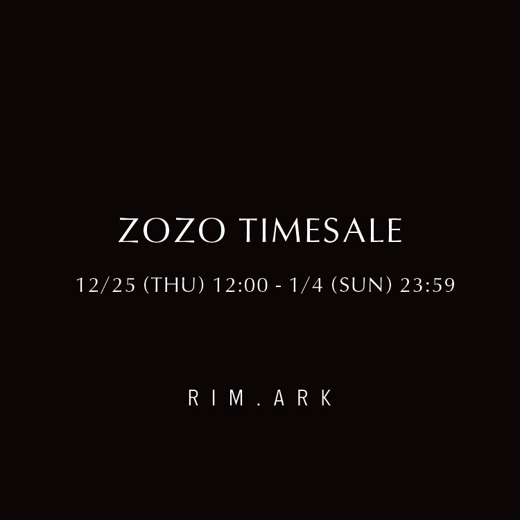 RIM.ARK�i�����A�[�N�j�̃V���b�v�j���[�X�u�yRIM.ARK�zZOZO TIMESALE�v