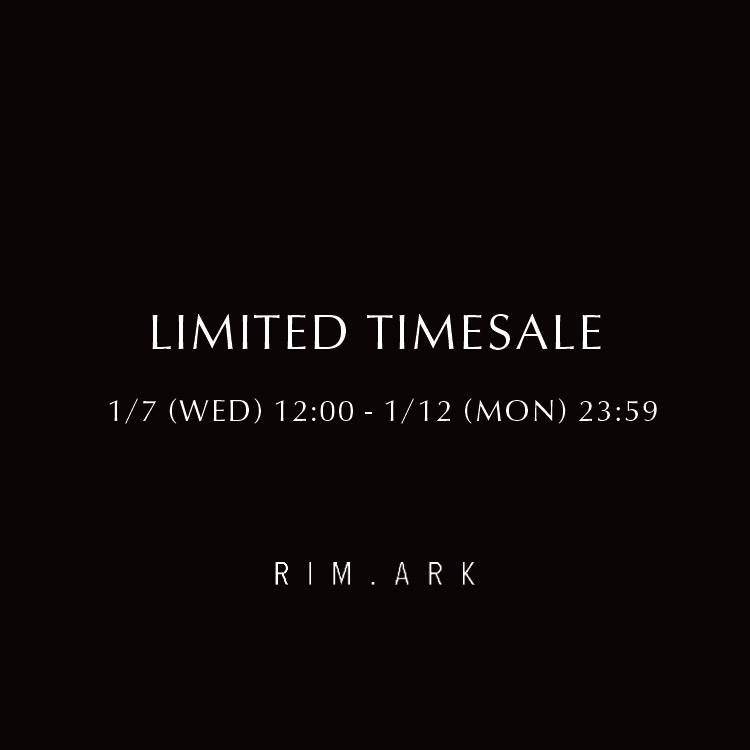 RIM.ARK�i�����A�[�N�j�̃V���b�v�j���[�X�u�yRIM.ARK�zLIMITED TIMESALE�v