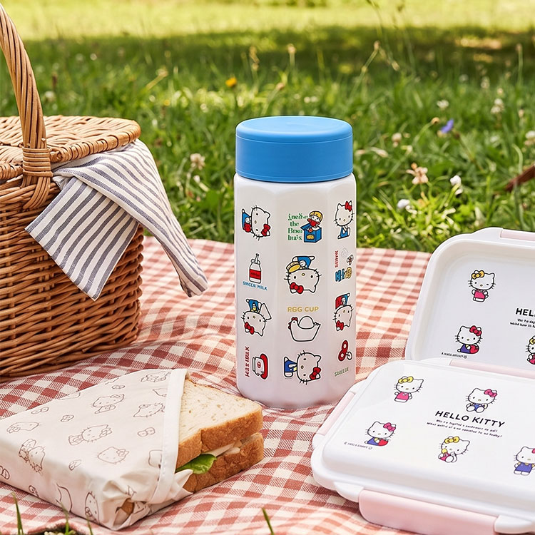 SANRIO/サンリオ〉 ハローキティ レトロ25 八角ステンレスボトル 500ml