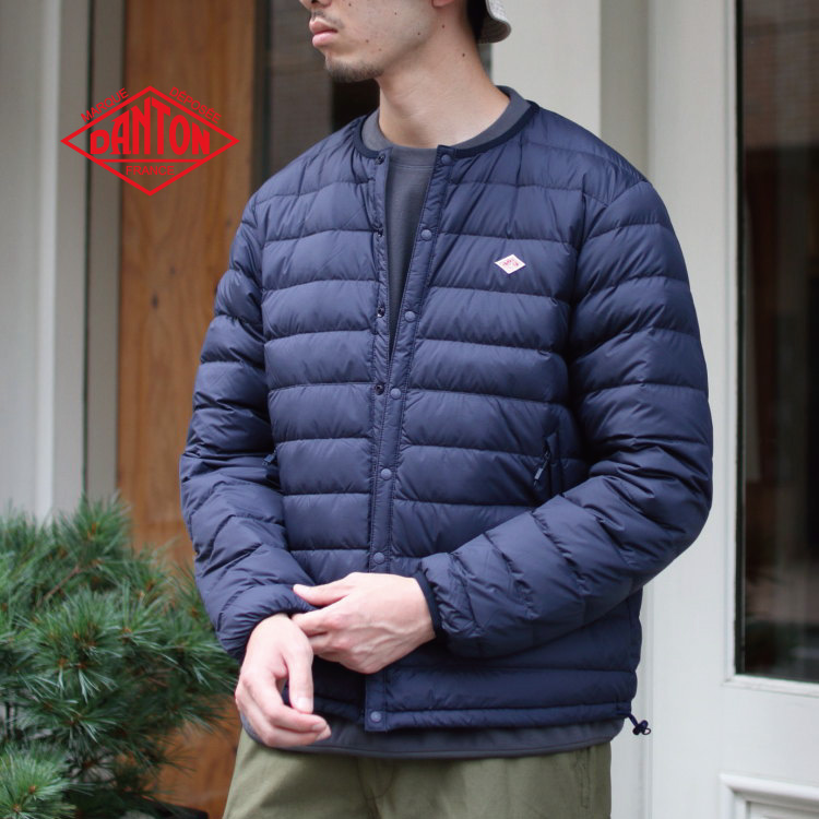 DANTON/ダントン インナーダウンクルーネックジャケット INNER DOWN CREW NECK JACKET（メンズ ）DT-A0025NNF（ダウンジャケット/コート）｜Danton（ダントン）のファッション通販 - ZOZOTOWN