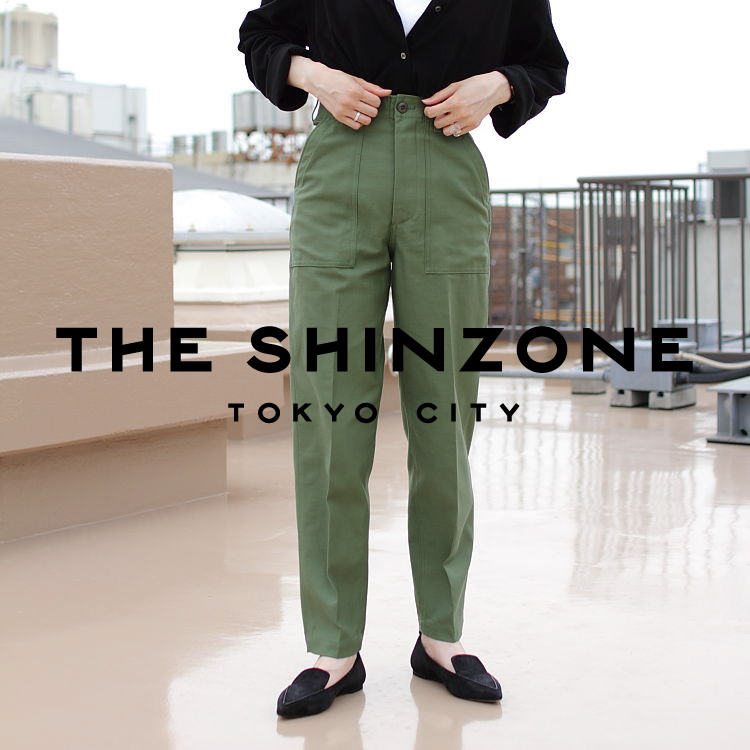 THE SHINZONE/シンゾーン ウォッシュドハイウエストチノ WASHED HIGH