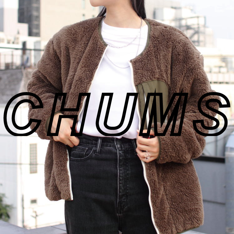 CHUMS/チャムス エルモフリースリバーシブルブルゾン Elmo Fleece