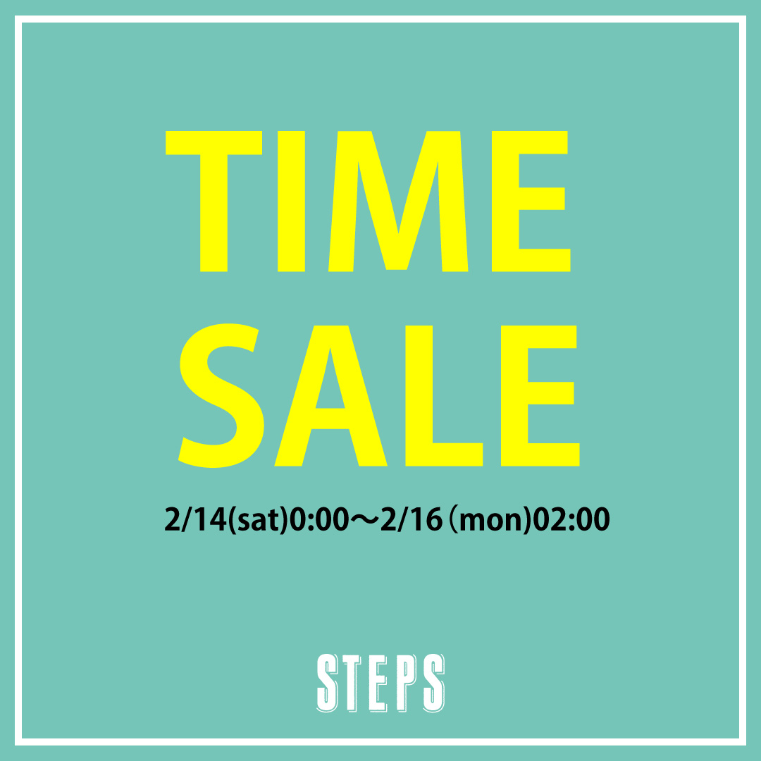 STEPS�i�X�e�b�v�X�j�̃V���b�v�j���[�X�u�y�T������^�C���Z�[���z����ɂ��������Ȍ���v���C�X!!�v