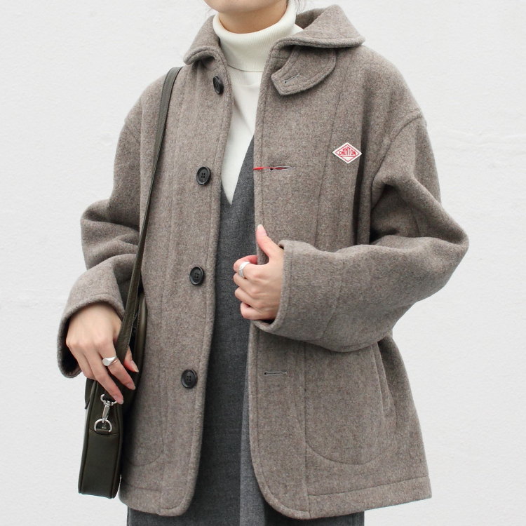 DANTON/ダントン ウールラウンドカラージャケット ROUND COLLAR JKT