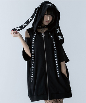 A Gem 9 Kom エージェムナインのトピックス Reflem うさ耳パーカー入荷 Zozotown