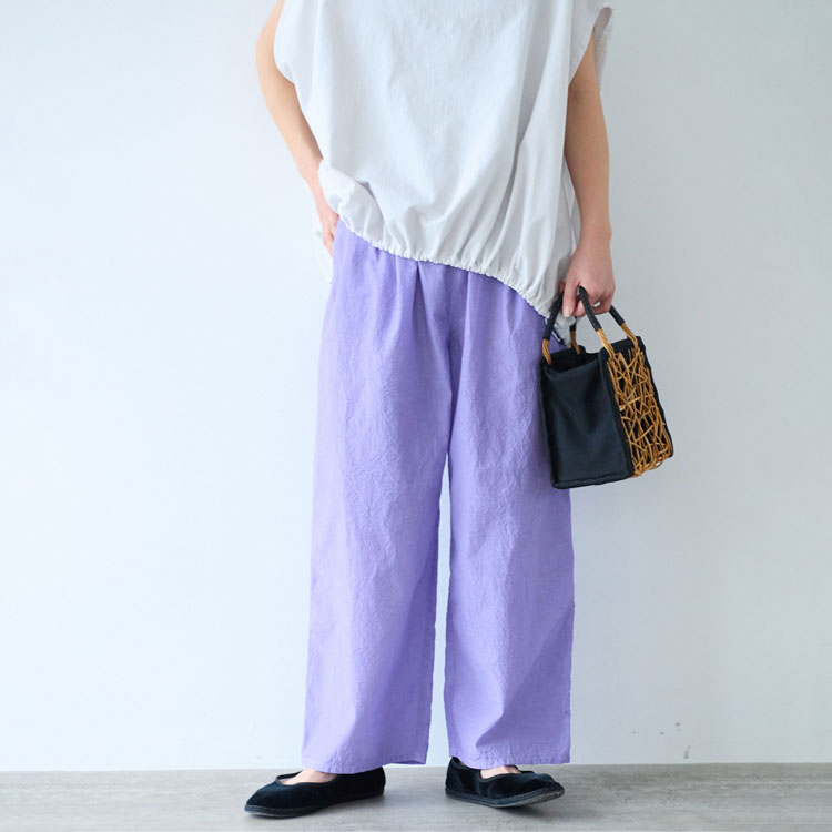 コットンキュプラ プロダクトダイ ワイドペチパンツ（その他