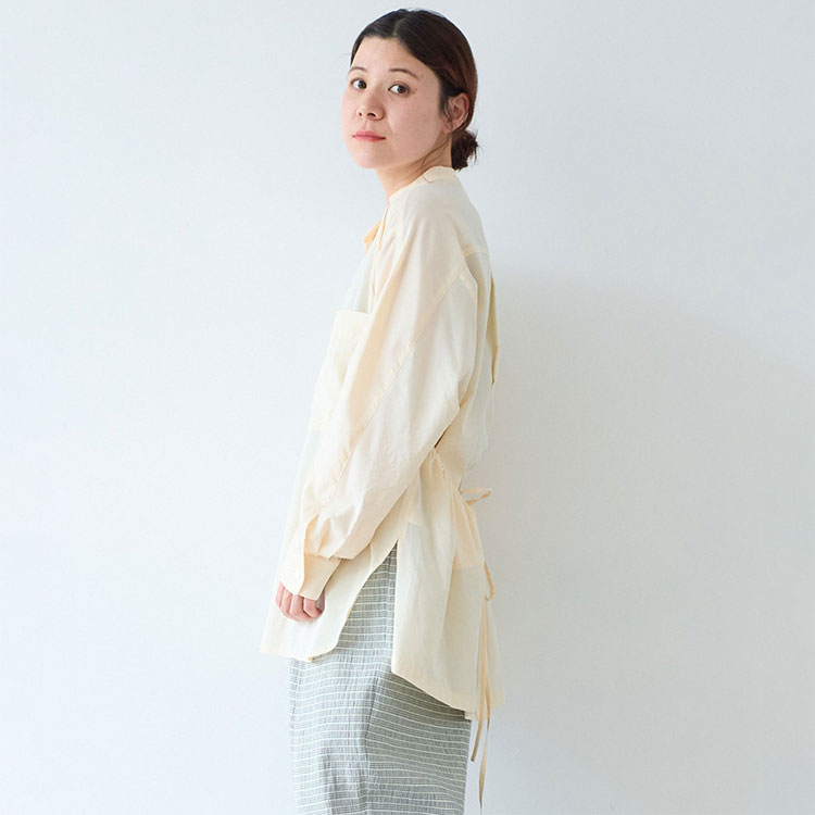 bulle de savon ゆったりシャツブラウス
