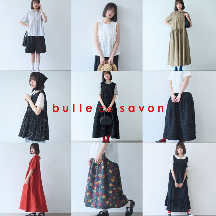 40/リネン pin tuck ワンピース（ワンピース）｜bulle de savon