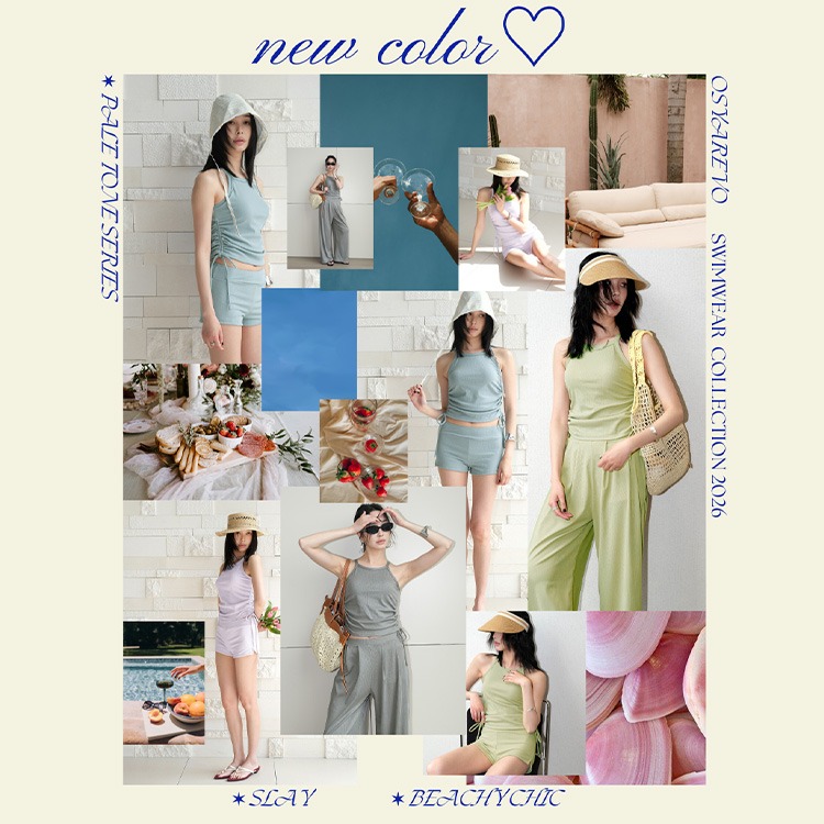 OSYAREVO�i�I�V�����{�j�̃V���b�v�j���[�X�u�_NEW COLOR�^��l�ȃy�[���J���[�ŃT�}�[�o�J���X���_�炩�ɉ��o���V�F���o��ł��I�v