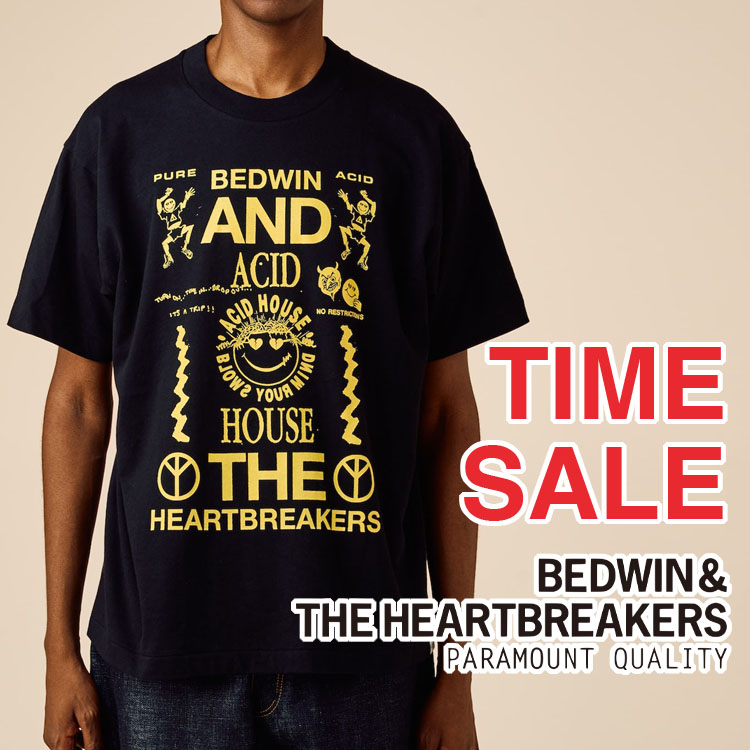 BEDWIN & THE HEARTBREAKERS�i�x�h�E�B�� �A���h �U �n�[�g�u���C�J�[�Y�j�̃V���b�v�j���[�X�u�yBEDWIN�zT�V���c�������I�S�[���f���E�B�[�N TIME SALE �J�Ò��I�v