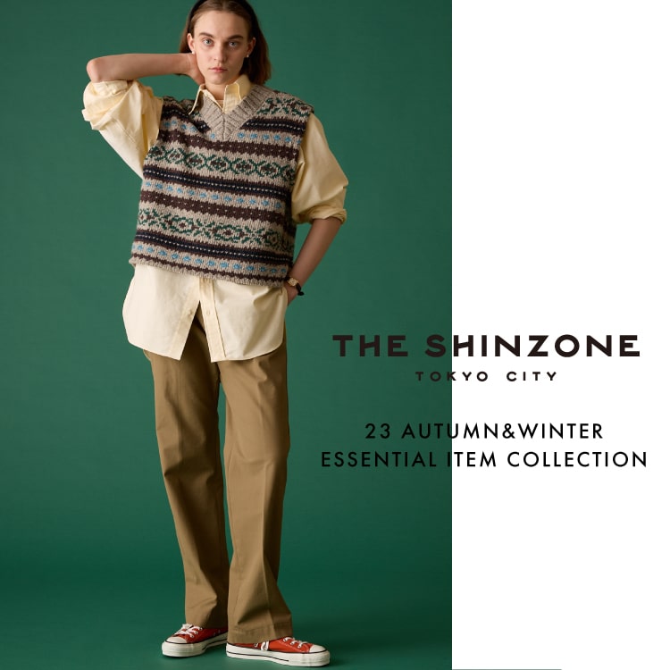 THE SHINZONE/ザ シンゾーン] マリンボーダーロンT（Tシャツ
