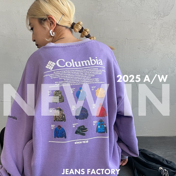 JEANS FACTORY�i�W�[���Y�t�@�N�g���[�j�̃V���b�v�j���[�X�u�yColumbia�z�~�̂��o�����V�[���ɂ҂�����ȏH�~�R���N�V�����v