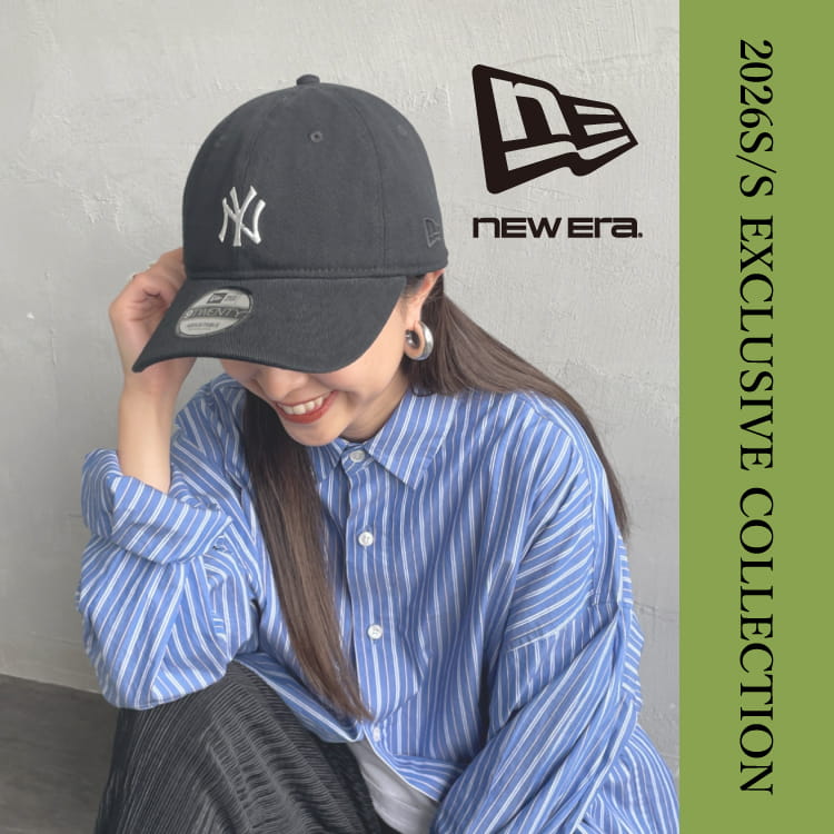 JEANS FACTORY�i�W�[���Y�t�@�N�g���[�j�̃V���b�v�j���[�X�u�yNEW ERA�z�l�C��9TWENTY���f���̕ʒ��A�C�e�����L�x�ȃJ���[�����O�œW�J���v