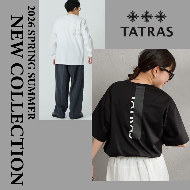 JEANS FACTORY�i�W�[���Y�t�@�N�g���[�j�̃V���b�v�j���[�X�u�yTATRAS�z�㎿�Ȓ��S�n�ƃN���[���ȃf�U�C����T�V���c���X���ג��I�v