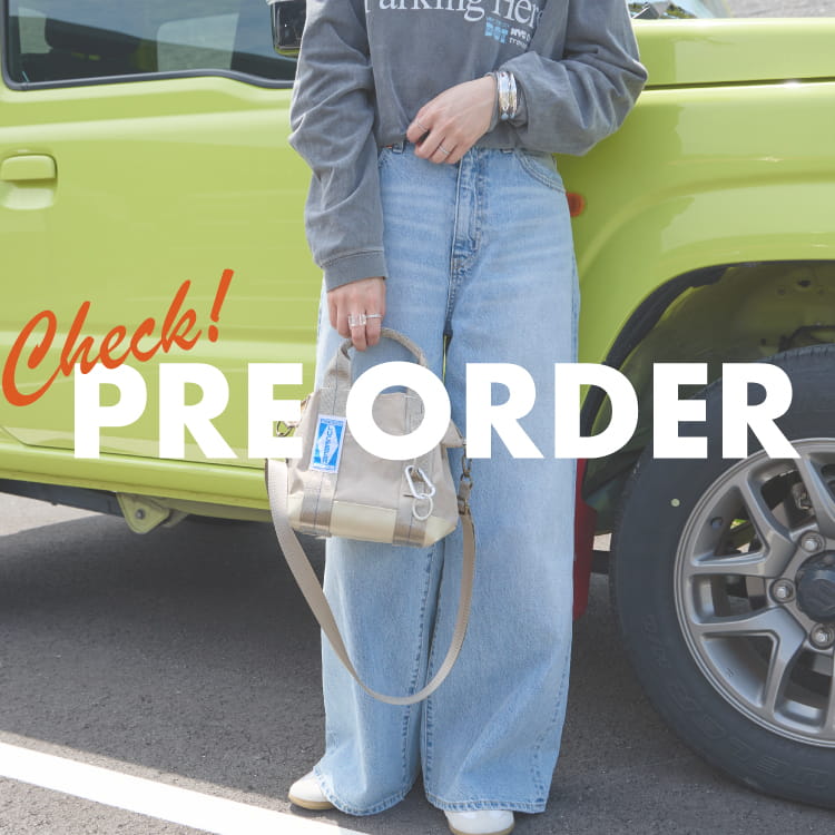 JEANS FACTORY�i�W�[���Y�t�@�N�g���[�j�̃V���b�v�j���[�X�u�sPRE ORDER�t���ڂ̐�s�\��A�C�e�����`�F�b�N�I�v