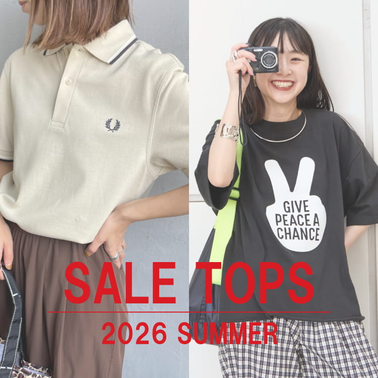 JEANS FACTORY�i�W�[���Y�t�@�N�g���[�j�̃V���b�v�j���[�X�u���������ɃQ�b�g�I�Ă�SALE TOPS�܂Ƃ߁v