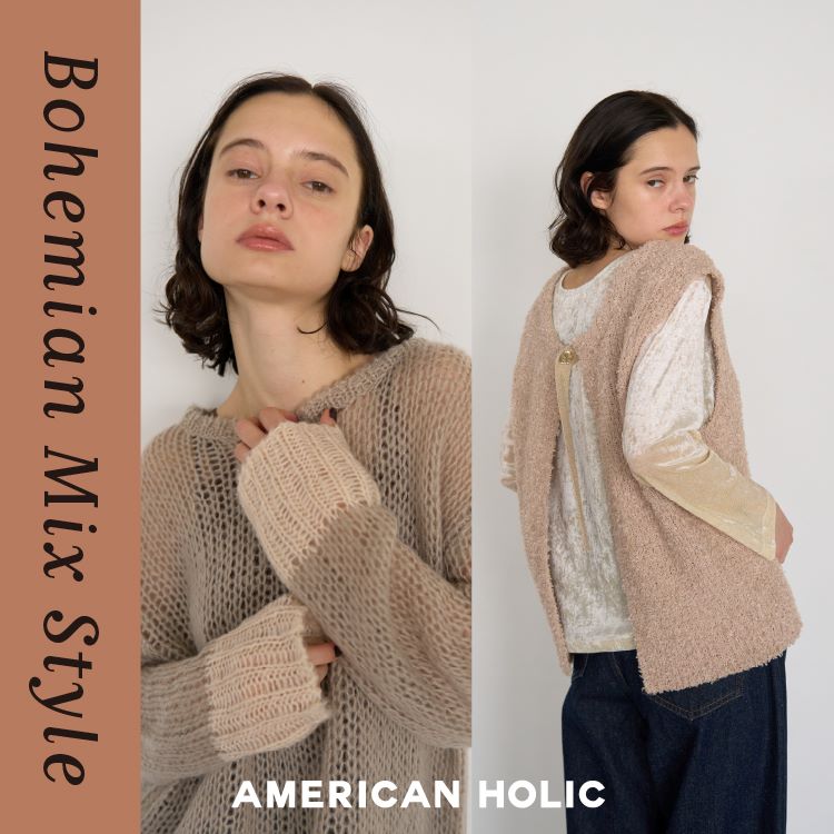 AMERICAN HOLICiAJzbNj̃Vbvj[Xubohemian mix stylev