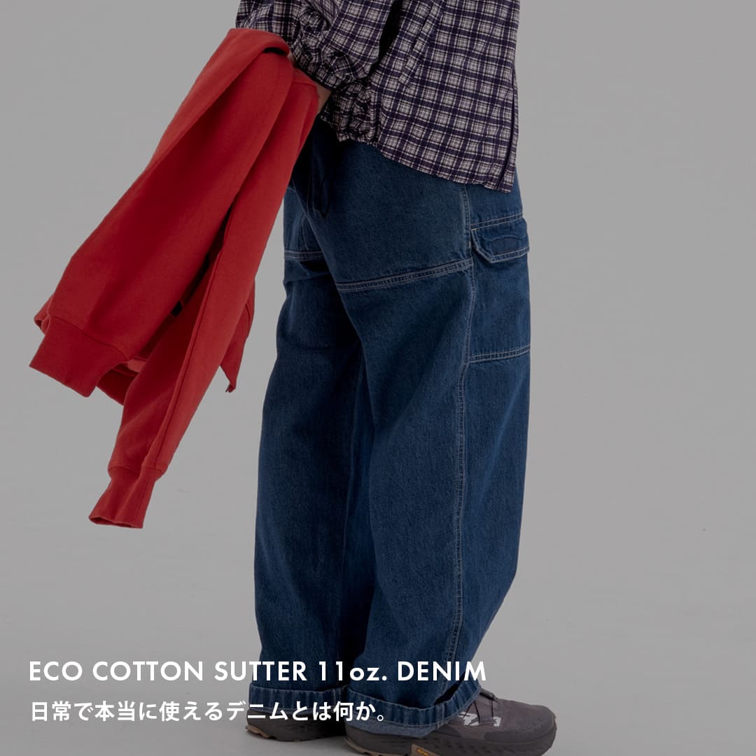 Gramicci / WILD THINGS�i�O���~�` / ���C���h�V���O�X�j�̃V���b�v�j���[�X�u�yGramicci�zECO COTTON SUTTER 11oz. DENIM�v