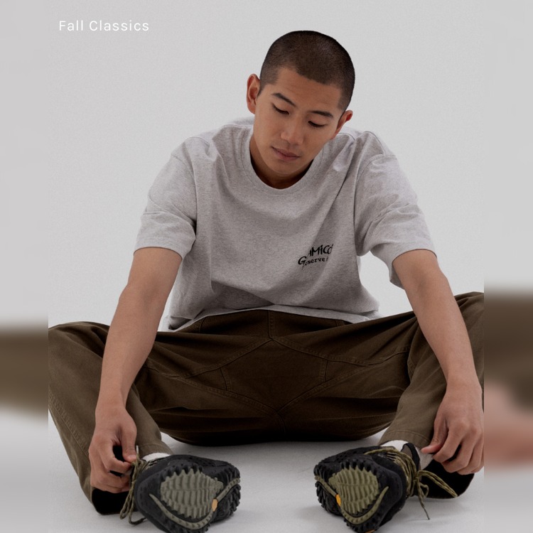 Gramicci / WILD THINGS�i�O���~�` / ���C���h�V���O�X�j�̃V���b�v�j���[�X�u�yFall Classics�z�G�߂��z���ė����A��ԃp���c&T�V���c�v