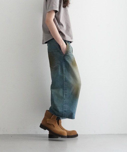 OiI[j̃Vbvj[Xuorder loose denim half pants vintagev