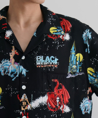 OiI[j̃Vbvj[XuBlack Weirdos Heavy metal aloha shirtv