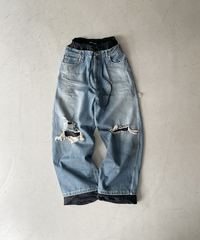 O｜オーのトピックス「LOADINGROOM Double denim track pants