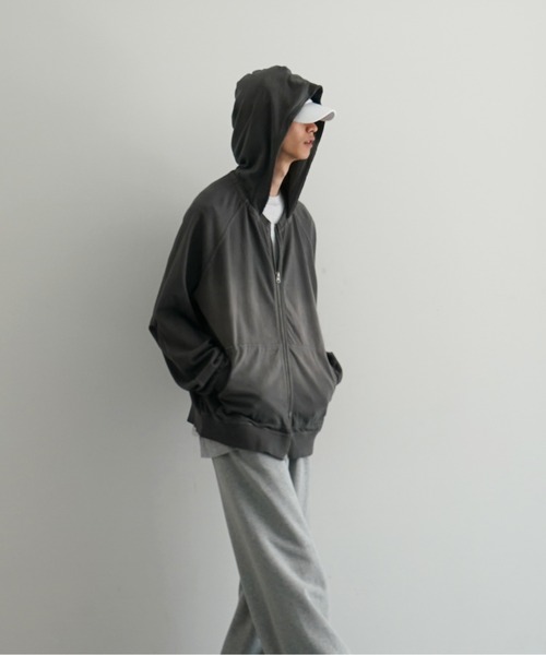 SAN SAN GEAR Washed hoodie zip-up（パーカー）｜SAN SAN GEAR