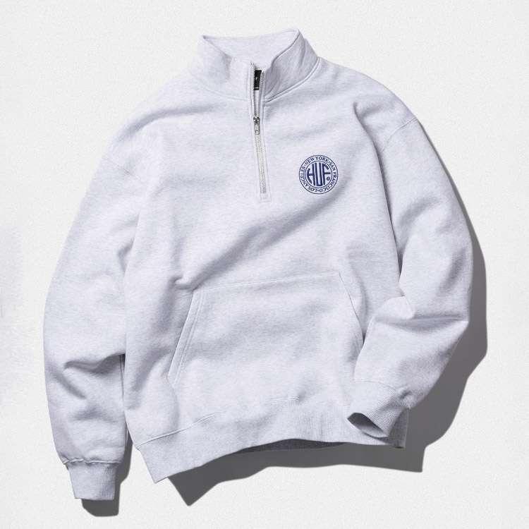 REGIONAL HALF ZIP FLEECE / HUF ハーフジップ フリース（スウェット