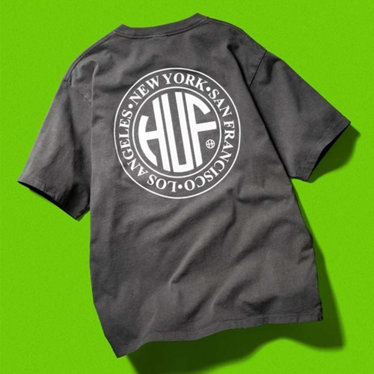 HUFintj̃Vbvj[XuyHUFzREGIONAL WASHED TEEv