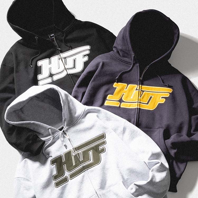 HUF｜ハフのトピックス「【HUF】EXHAUST FULL ZIP HOODIE&FLEECE