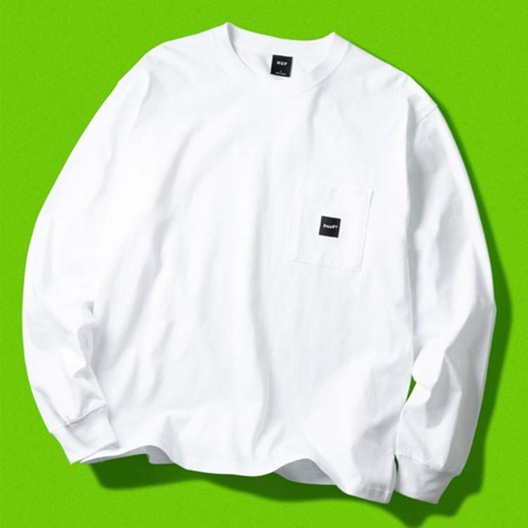 HUF�i�n�t�j�̃V���b�v�j���[�X�u�yHUF�zBOX LOGO POCKET LS TEE�v