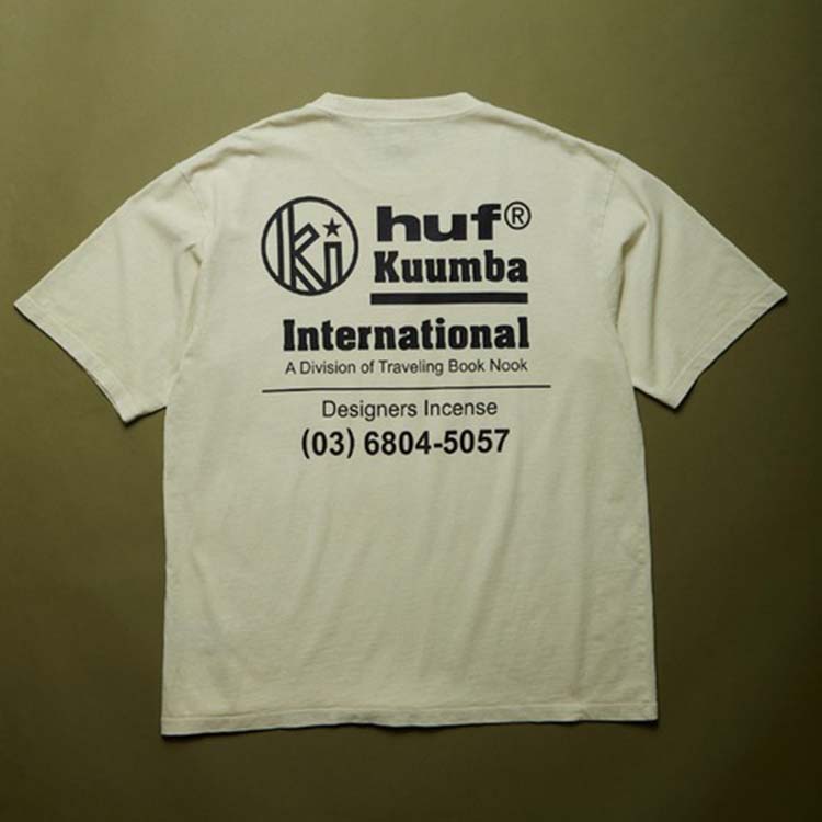 HUF�i�n�t�j�̃V���b�v�j���[�X�u�yHUF�zHUF X KUUMBA INTERNATIONAL KUUMBA TEE�v