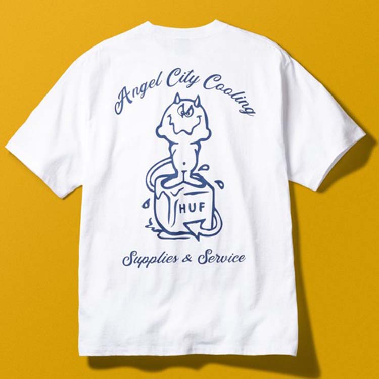 HUF�i�n�t�j�̃V���b�v�j���[�X�u�yHUF�zSUPPLIES & SERVICE TEE�v