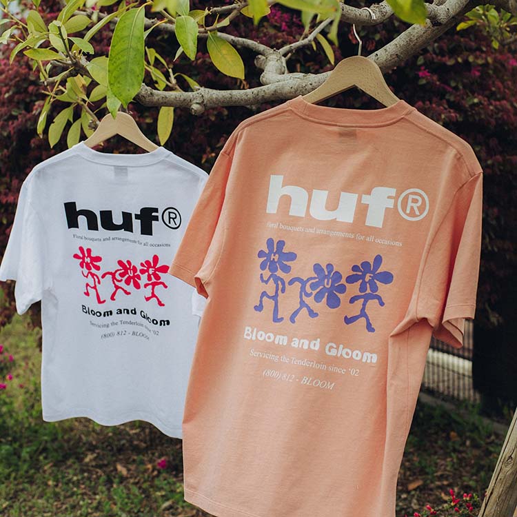 HUF�i�n�t�j�̃V���b�v�j���[�X�u�yHUF�zBLOOM & GLOOM TEE�v