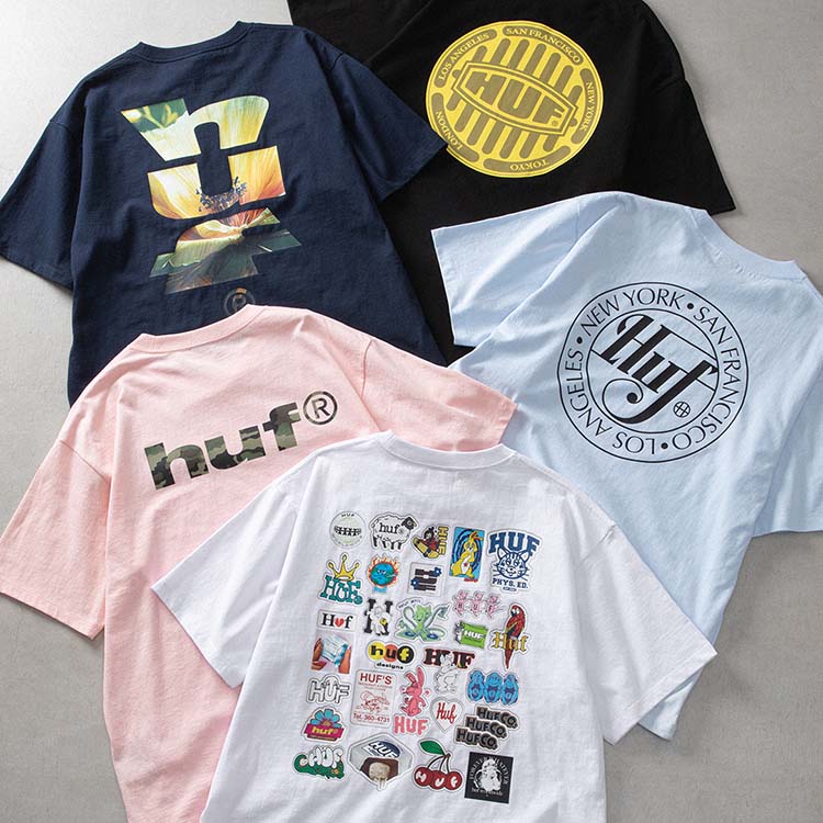 HUF�i�n�t�j�̃V���b�v�j���[�X�u�yHUF�zLATE BLOOM TEES�v