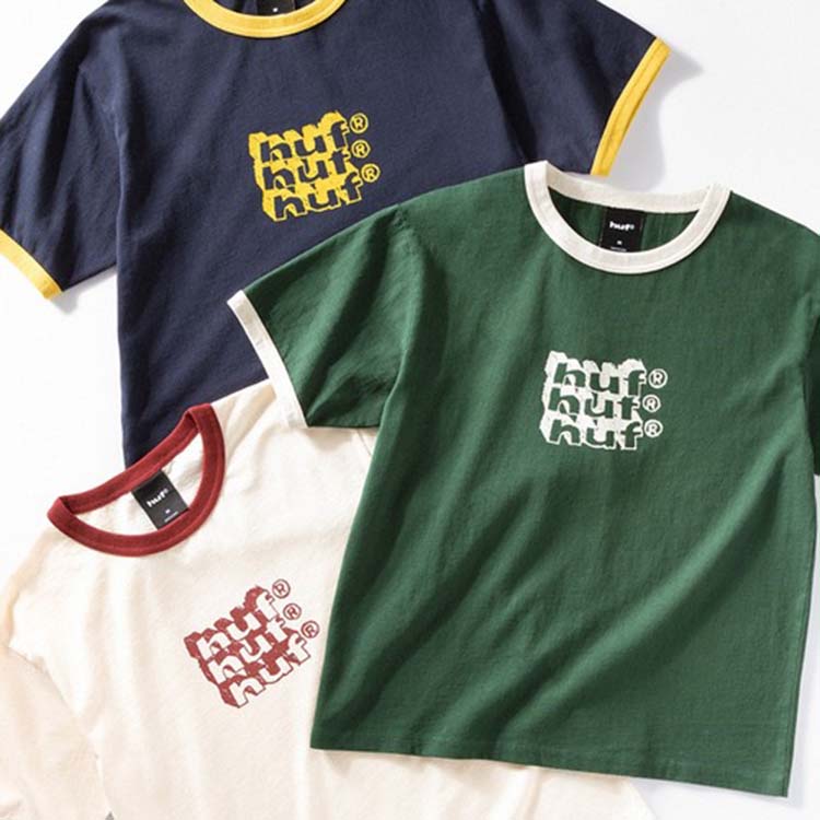 HUF�i�n�t�j�̃V���b�v�j���[�X�u�yHUF�zHAND STACKED TINY RINGER TEE�v