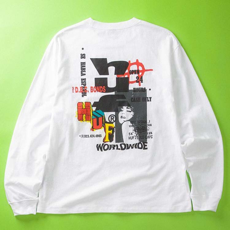 HUF�i�n�t�j�̃V���b�v�j���[�X�u�yHUF�zCUT AND PASTE LS TEE�v