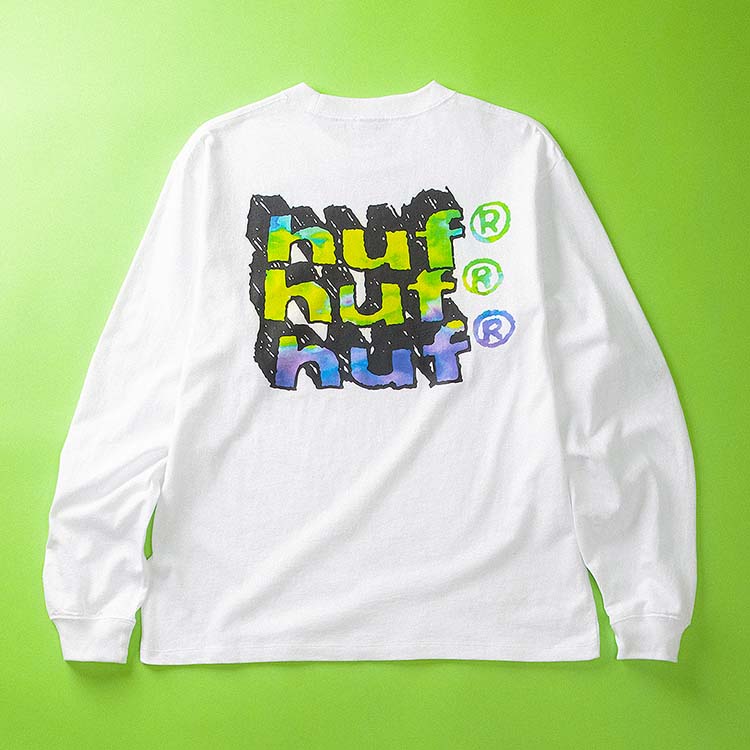 HUF�i�n�t�j�̃V���b�v�j���[�X�u�yHUF�zHAND STACKED LS TEE�v