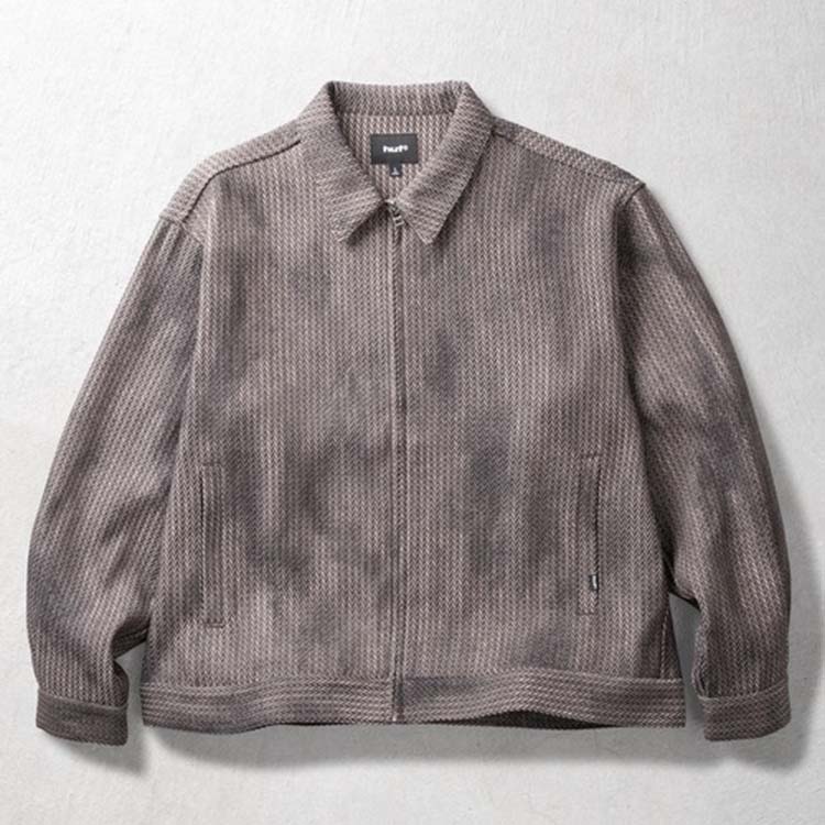 HUF�i�n�t�j�̃V���b�v�j���[�X�u�yHUF�zHERRINGBONE FADE ZIP LS SHIRT�v