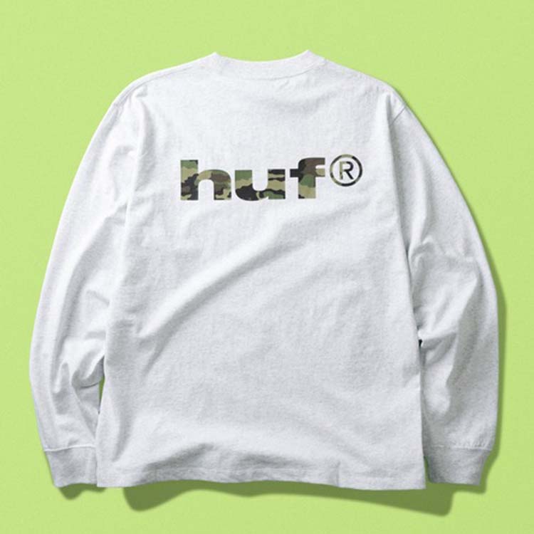 HUF�i�n�t�j�̃V���b�v�j���[�X�u�yHUF�zhuf eightynine CAMO LS TEE�v
